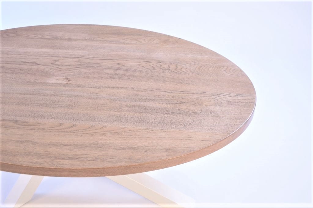 Oval Coffee Table With Woolacombe Table Legs And Solid Oak Top Stoaked