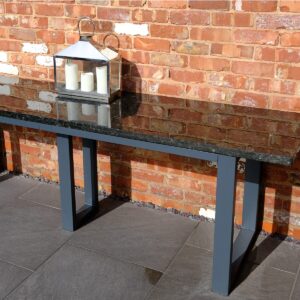 Aluminium XL Rectangle Shaped Outdoor Table Frame - Image 6