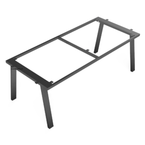 Compton Aluminium Outdoor Table Legs With Top Support Frame - Image 4