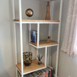 Industrial Asymmetrical Design Shelving Unit - Image 3