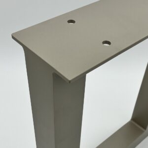 Pair of Rectangle Shaped Aluminium Outdoor Bench Legs - Image 4