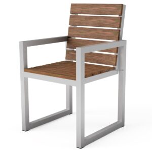 Rectangle Shaped Outdoor Dining Chair - Image 1