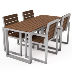 Rectangle Shaped Outdoor Dining Chair - Image 3