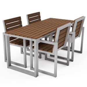 Rectangle Shaped Outdoor Dining Table - Image 2