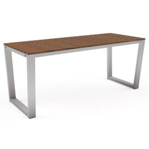 Trapezium Shaped Outdoor Dining Table - Image 1