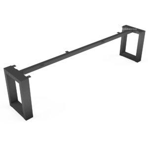 Aluminium Rectangle Shaped Outdoor Bench Legs With Top Support Bar - Image 3