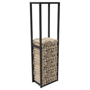 Cuboid Design Freestanding Log Store - Image 3