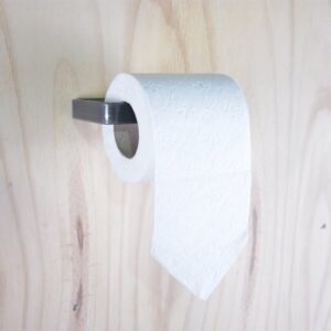 Industrial Design Steel Toilet Roll Holder - Image 3