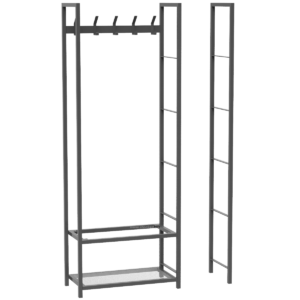 Open Hallway Unit Frame With Coat Rail And Side Frame For Shelves - Image 1