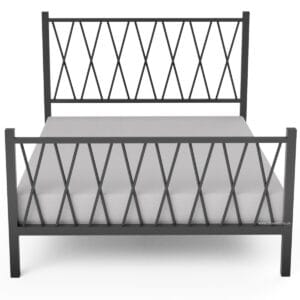 Padstow Steel Bed Frame With Spindle Headboard - Image 5