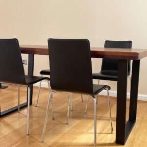 Pair Of Trapezium Shaped Dining Table Or Desk Legs - Image 4