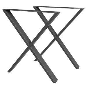 Pair Of X Shaped Dining Table Or Desk Legs - Image 1