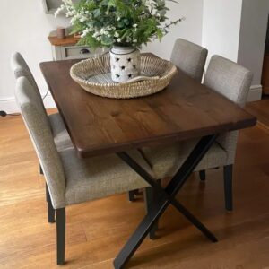 Pair Of X Shaped Dining Table Or Desk Legs - Image 3