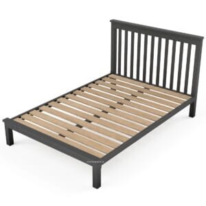 Penzance Slatted Steel Bed Frame With Low Foot End - Image 4