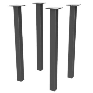 Set Of 4 Straight Dining Table Or Desk Legs - Image 1