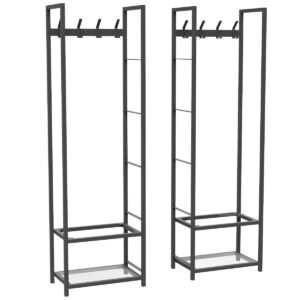 Storage Unit Frames With Hanging Rails And Brackets For Shelves - Image 1