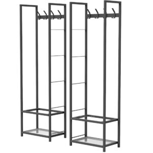 Storage Unit Frames With Hanging Rails And Brackets For Shelves - Image 3