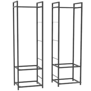 Storage Unit Frames With Hanging Rails And Brackets For Shelves - Image 1