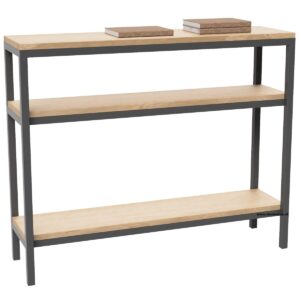 Three-Tiered Steel Console Table Frame - Image 2