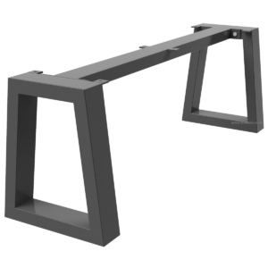 Trapezium Shaped Bench Legs With Top Support Bar - Image 1