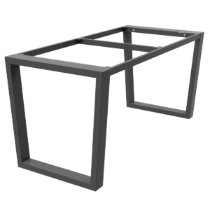 Trapezium Shaped Table Legs With Top Support Frame - Image 1