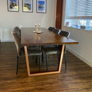 Trapezium Shaped Table Legs With Top Support Frame - Image 3