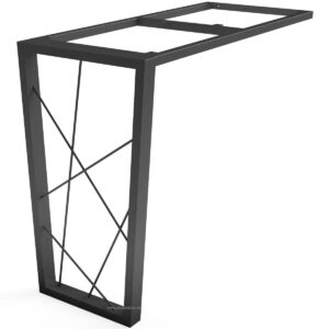 Trapezium Shaped Breakfast Bar Leg With Inner Bars And Top Support Frame - Image 1