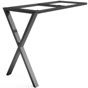 X Shaped Breakfast Bar Leg With Top Support Frame - Image 1