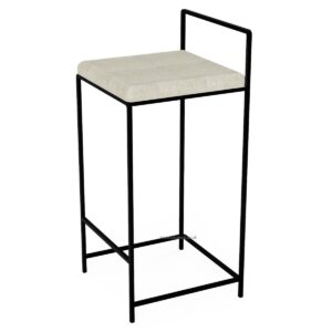 Steel & Fabric Bar Stool - Image 3