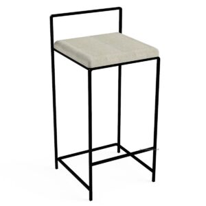 Steel & Fabric Bar Stool - Image 4