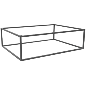 Cuboid Shaped Steel Coffee Or Side Table Frame - Image 1