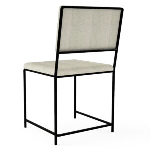 Steel & Fabric Chair with Back Rest - Image 2