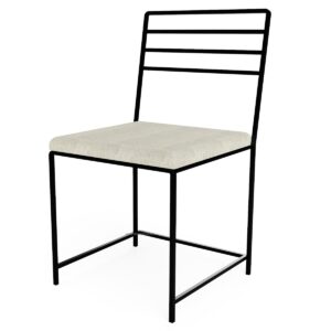 Steel & Fabric Chair with Steel Back Rest - Image 1