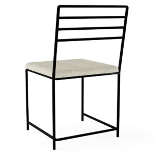 Steel & Fabric Chair with Steel Back Rest - Image 2