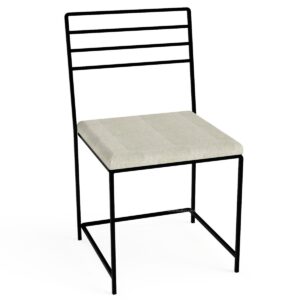 Steel & Fabric Chair with Steel Back Rest - Image 3