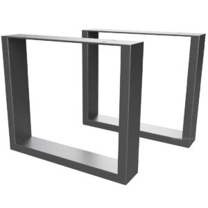 Pair of Rectangle Shaped Coffee Or Side Table Legs - Image 1